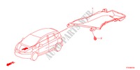 CONDUIT DE REFROIDISSEMENT pour Honda JAZZ 1.2LS    TEMP TIRE 5 Portes 5 vitesses manuelles 2012