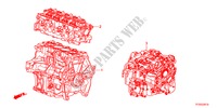 ENS. DE MOTEUR/ENS. BOITE DE VITESSES pour Honda JAZZ 1.4LS    TEMP TIRE 5 Portes full automatique 2012