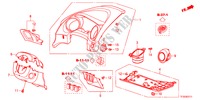GARNITURE D'INSTRUMENT(COTE DE CONDUCTEUR)(RH) pour Honda JAZZ 1.5EX 5 Portes 5 vitesses automatique 2012