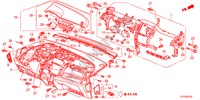 PANNEAU D'INSTRUMENT(LH) pour Honda JAZZ 1.4LS    TEMP TIRE 5 Portes 5 vitesses manuelles 2012