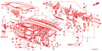 PANNEAU D'INSTRUMENT(RH) pour Honda JAZZ 1.5EX 5 Portes 5 vitesses automatique 2012