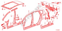 PANNEAUX EXTERIEURS/PANNEAU ARRIERE pour Honda JAZZ 1.4ES 5 Portes 5 vitesses manuelles 2012