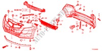 PARE CHOCS pour Honda JAZZ 1.4S     TEMP TIRE 5 Portes 5 vitesses manuelles 2012