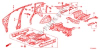 PLANCHER/PANNEAUX INTERIEURS pour Honda JAZZ 1.2LS    TEMP TIRE 5 Portes 5 vitesses manuelles 2012