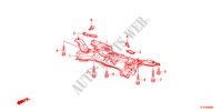 SOUS CHASSIS AVANT pour Honda JAZZ 1.4ES 5 Portes 5 vitesses manuelles 2012