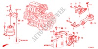 SUPPORT DU MOTEUR(CVT) pour Honda JAZZ 1.4LSH 5 Portes full automatique 2012