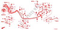 TUYAU DE FREIN/DURITE(RH)(TAMBOUR)(ABS) pour Honda JAZZ 1.5EX 5 Portes 5 vitesses manuelles 2012