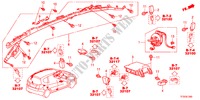 UNITE SRS(LH) pour Honda JAZZ 1.4LS    TEMP TIRE 5 Portes 5 vitesses manuelles 2012