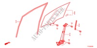 VITRE PORTE AVANT/REGULATEUR pour Honda JAZZ 1.4ES 5 Portes full automatique 2012