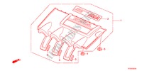 COUVERCLE DE MOTEUR pour Honda JAZZ HYBRID IMA-H    TEMP TIRE 5 Portes full automatique 2012