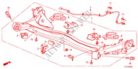 ESSIEU ARRIERE pour Honda JAZZ HYBRID IMA      TEMP TIRE 5 Portes full automatique 2012