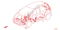 FAISCEAU DES FILS(2)(LH) pour Honda JAZZ HYBRID IMA-S    TEMP TIRE 5 Portes full automatique 2012