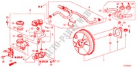 MAITRE CYLINDRE DE FREIN/ALIMENTATION PRINCIPALE(LH) pour Honda JAZZ HYBRID IMA-S    TEMP TIRE 5 Portes full automatique 2012