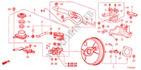 MAITRE CYLINDRE DE FREIN/ALIMENTATION PRINCIPALE(RH) pour Honda JAZZ HYBRID IMA-H 5 Portes full automatique 2012