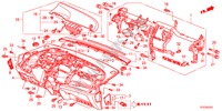 PANNEAU D'INSTRUMENT(LH) pour Honda JAZZ HYBRID IMA-H    TEMP TIRE 5 Portes full automatique 2012