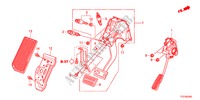 PEDALE(RH) pour Honda JAZZ HYBRID IMA-S 5 Portes full automatique 2012