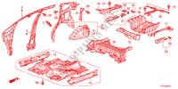 PLANCHER/PANNEAUX INTERIEURS pour Honda JAZZ HYBRID IMA-S    TEMP TIRE 5 Portes full automatique 2012