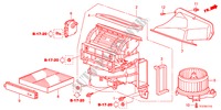 SOUFFLERIE DE CHAUFFAGE(RH) pour Honda JAZZ HYBRID IMA-S 5 Portes full automatique 2012
