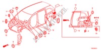 ANNEAU(AVANT) pour Honda ODYSSEY EXL 5 Portes 5 vitesses automatique 2011