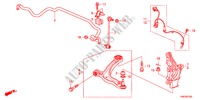 ARTICULATION AVANT pour Honda ODYSSEY LX 5 Portes 5 vitesses automatique 2011