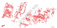 BANQUETTE ARRIERE(D.) pour Honda ODYSSEY LX 5 Portes 5 vitesses automatique 2011