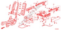 COMPOSANTS SIEGE MILIEU(CENTRE) pour Honda ODYSSEY TOURING 5 Portes 6 vitesses automatique 2011