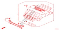 COUVERCLE DE MOTEUR pour Honda ODYSSEY EXL 5 Portes 5 vitesses automatique 2011