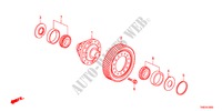 DIFFERENTIEL(6AT) pour Honda ODYSSEY TOURING 5 Portes 6 vitesses automatique 2011