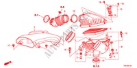 FILTRE A AIR pour Honda ODYSSEY TOURING 5 Portes 6 vitesses automatique 2011