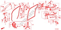GARNITURE DE MONTANT pour Honda ODYSSEY LX 5 Portes 5 vitesses automatique 2011