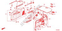 GARNITURE LATERALE pour Honda ODYSSEY TOURING 5 Portes 6 vitesses automatique 2011
