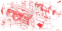 PANNEAU D'INSTRUMENT pour Honda ODYSSEY TOURING 5 Portes 6 vitesses automatique 2011