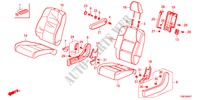 SIEGE CENTRAL(D.) pour Honda ODYSSEY LX 5 Portes 5 vitesses automatique 2011