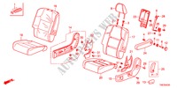 SIEGE CENTRAL(G.) pour Honda ODYSSEY LX 5 Portes 5 vitesses automatique 2011