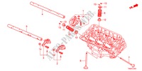 SOUPAPE/CULBUTEUR(ARRIERE) pour Honda ODYSSEY LX 5 Portes 5 vitesses automatique 2011