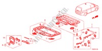 SYSTEME AFFICHAGE ARRIERE pour Honda ODYSSEY TOURING 5 Portes 6 vitesses automatique 2011