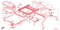 TOIT COULISSANT pour Honda ODYSSEY EXL 5 Portes 5 vitesses automatique 2011