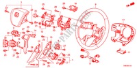 VOLANT DE DIRECTION(SRS)(1) pour Honda ODYSSEY TOURING 5 Portes 6 vitesses automatique 2011