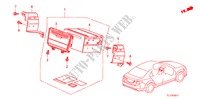 APPAREIL AUDIO(NAVIGATION) pour Honda ACCORD 2.2 EX 4 Portes 6 vitesses manuelles 2009