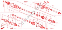 ARBRE PRIMAIRE AVANT/DEMI ARBRE(DIESEL) pour Honda ACCORD 2.2 EX-GT 4 Portes 6 vitesses manuelles 2009