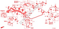 CONDUITES DE FREIN(VSA) (DIESEL) (LH) pour Honda ACCORD 2.2 S 4 Portes 5 vitesses automatique 2009