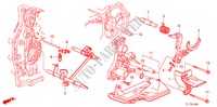 FOURCHETTE DE SELECTION(DIESEL) pour Honda ACCORD 2.2 EX-GT 4 Portes 5 vitesses automatique 2009