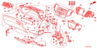 GARNITURE D'INSTRUMENT(COTE DE PASSAGER) (RH) pour Honda ACCORD 2.0 ES 4 Portes 5 vitesses automatique 2009