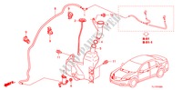 LAVE GLACE DE PARE BRISE(1) pour Honda ACCORD 2.0 S 4 Portes 5 vitesses automatique 2009