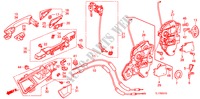 SERRURES DE PORTE AVANT/ POIGNEE EXTERNE pour Honda ACCORD 2.0 ES 4 Portes 5 vitesses automatique 2009