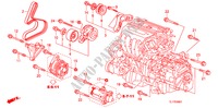 SUPPORT DE MOTEUR (2.4L) pour Honda ACCORD 2.4 EX 4 Portes 5 vitesses automatique 2009