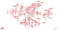 TURBOCOMPRESSEUR(DIESEL) pour Honda ACCORD 2.2 EXECUTIVE 4 Portes 5 vitesses automatique 2009
