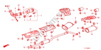 TUYAU D'ECHAPPEMENT(2.4L) pour Honda ACCORD 2.4 EX 4 Portes 5 vitesses automatique 2009