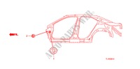ANNEAU(LATERAL) pour Honda ACCORD 2.0 S 4 Portes 6 vitesses manuelles 2010
