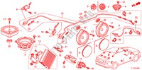 ANTENNE DE RADIO/HAUT PARLEUR(LH) pour Honda ACCORD 2.2 EXECUTIVE 4 Portes 5 vitesses automatique 2011